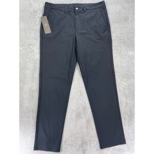 CRZ YOGA Golf Pants Mens 34W 32L Black Golf Pants Athletic NS002S32 Slim Fit